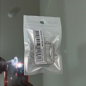 Silver Cell Phone Cover with Metallic Finish